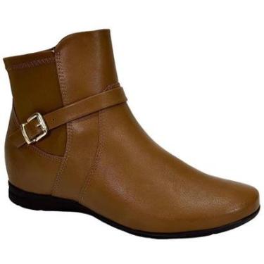 Imagem de Bota Comfortflex Feminina Cano Curto 91304 Whisky-Feminino