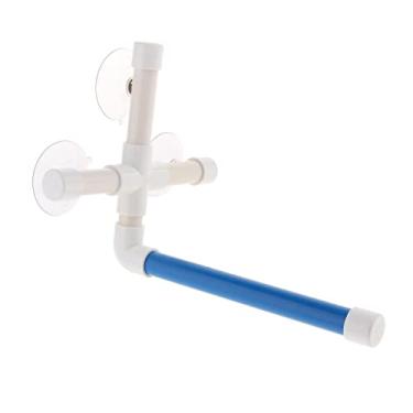 Imagem de Stgfyxgs Poleiros para Banho de Papagaios, Plataforma para Ficar em Pé, Ventosa, Ducha de Janela, Brinquedo para Banho de Pássaros, Antiderrapante, Haste única