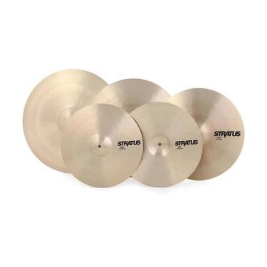 Imagem de Kit prato sabian str 14hh 16cr 18tcr 20r s5005g
