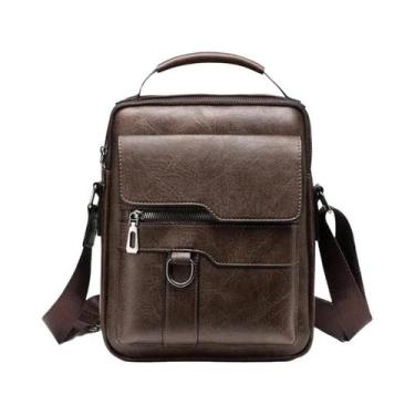 Imagem de Bolsa De Ombro Masculina Em Couro PU Para iPad De 9,7 Polegadas, Bolsa