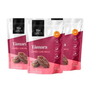 Imagem de Tamara Jumbo Com Caroço 1kg - VIVA GRÃOS KIT COM 3