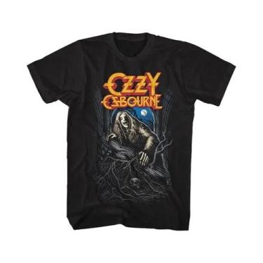 Imagem de Camiseta Masculina De Verão Com Estampa Gráfica Da Banda De Rock Ozzy 