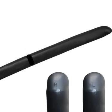 Imagem de LNNDML Tira de vedação de coluna do meio da porta do carro para isolamento de ruído à prova de som, vedação automática à prova de poeira