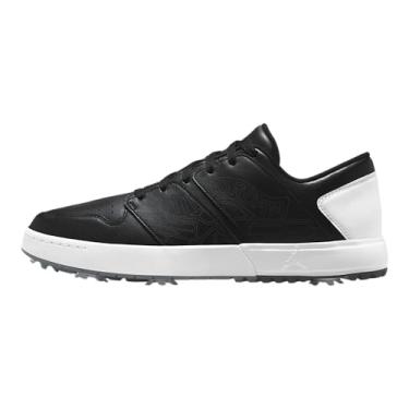 Imagem de Nike Tênis Golf Air Jordan NU Retro 1G - Preto/Verde/Branco 002, Preto/cinza claro/branco, 3.5