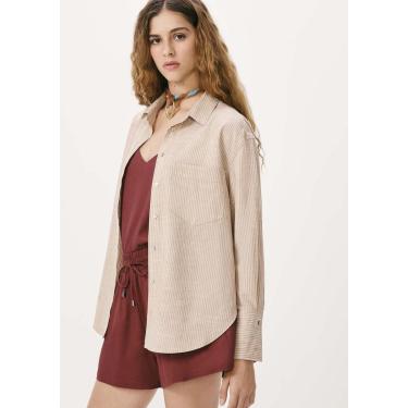 Imagem de Camisa Feminina Listrada Em Liocel-Feminino