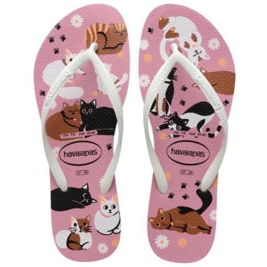 Imagem de Chinelo Infantil Havaianas Slim Pets Menina-Feminino
