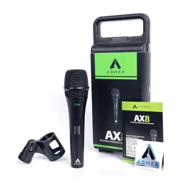 Imagem de Microfone Dinâmico Profissional Armer AX8 com Chave Liga/Desliga e Estojo