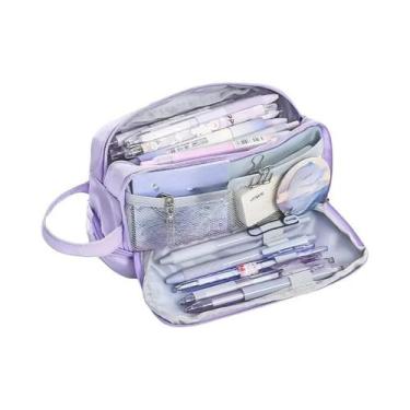 Imagem de Estojo De Papelaria Multifuncional Em Formato De Barco De Grande Capac