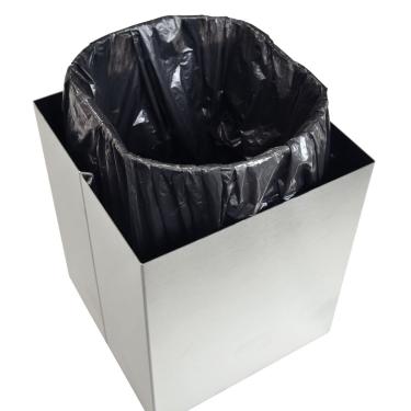 Imagem de LIXEIRA TRAMONTINA LUZ EM ACABAMENTO SCOTCH BRITE 4,5L 94540/028