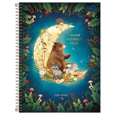 Imagem de Caderno Espiral Capa Dura Universitário 10 Matérias Loveland 160 Folhas Tilibra Estampa 3