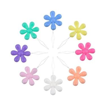 Imagem de Kit De Agulhas Passa-Fio Com Cabeça De Flor, 5-100 Peças, Cores Sortid