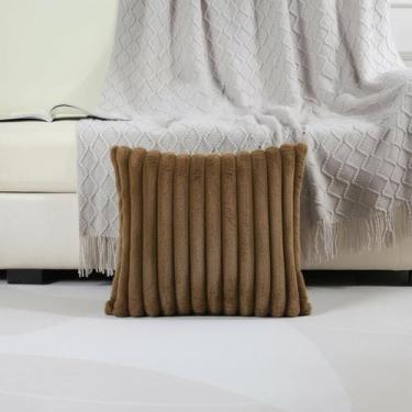 Imagem de Capa P/ Almofada Pelúcia Wave Soft 2 lados - 40 X 40 CM - S DECOR, Moc