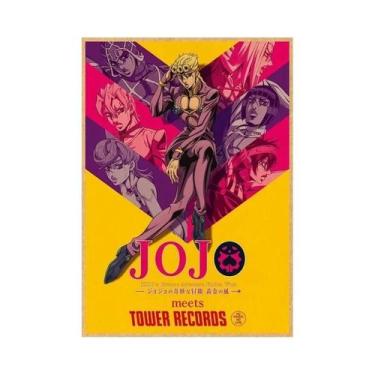 Imagem de Pôsteres Vintage JoJo 2025 Anime JoJo's Bizarre Adventure Arte De Pare