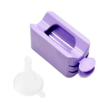 Imagem de Caixa Organizadora De Unhas De Camada Dupla Retangular Para Ferramenta