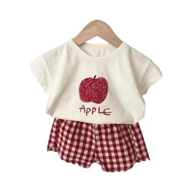 Imagem de Conjuntos De Pijamas De Algodão Para Bebês, Sem Mangas, Estampados Com