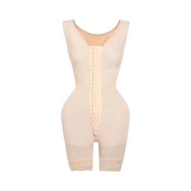 Imagem de Cinta Modeladora Colombiana De Alta Compressão Para Pós-parto E Reduçã