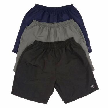 Imagem de Kit com 3 Shorts Bermudas Tactel Masculino-Masculino