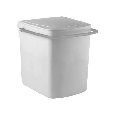 Imagem de Lixeira 24x29x25,5cm Alça Curta Silver - 1198 - Cris-metal Lixeira 24x29x25,5cm Alca Curta Silver 1198 Cris Metal