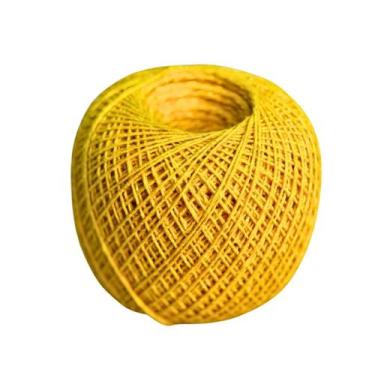 Imagem de Barbantes De Fios De Algodão 4/8 Com 400 M Cor: Amarelo Ouro - Redesde