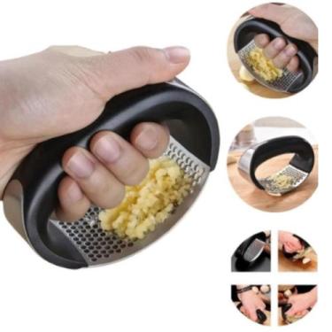 Imagem de Espremedor De Alho Manual Inox Para Alho E Temperos - Lippin