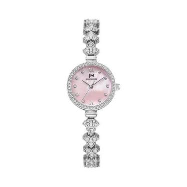 Imagem de Relógio Feminino À Prova D'água Com Mostrador Quadrado De Diamante E Q