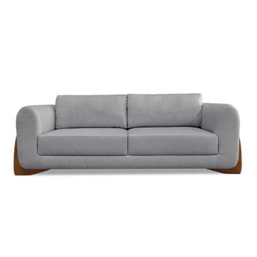 Imagem de Sofá Jobim 3 Lugares 2,20 Linho - Lucadi Home