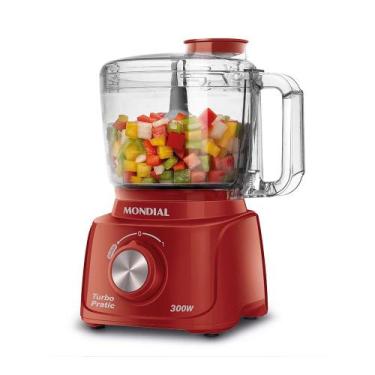 Imagem de Mini Processador Mondial Turbo Pratic MP-16-R Vermelho - 220V, 220V, V
