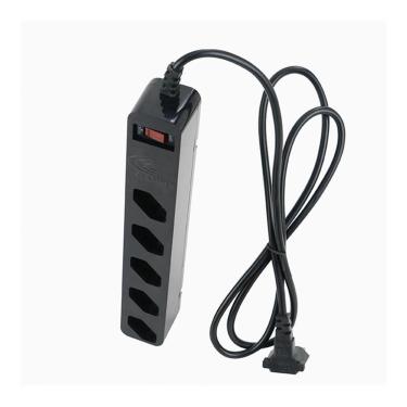 Imagem de Filtro de Linha DPS IClamper, 5 Conexões, Preto - 23459-Unissex