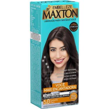 Imagem de Tintura de cabelo maxton (1 unidade - cor a excolher), 5.0 Castanho Cl