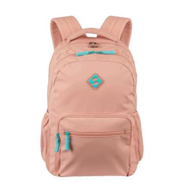 Imagem de Mochila 2 Compartimentos Sestini College Hydroblock - Peach Candy, Lar