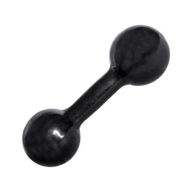 Imagem de Halteres Emborrachado 10 KG Preto S10 - Acte Sports, Preto, 10kg