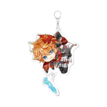 Imagem de Chaveiro Acrílico Fofo De Desenho Animado Raiden Shogun Yae Miko Nahid