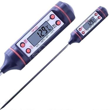 Imagem de Termômetro Culinário Cozinha Digital Mede -50ºc A +300ºc