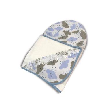 Imagem de toalha para bebê toalha com capuz toalha forrada com fralda toalha de 