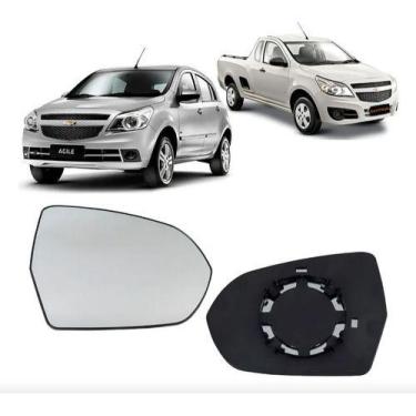 Imagem de Lente Espelho Retrovisor AGILE E MONTANA 2012 2013 2014 até 2021  COM 