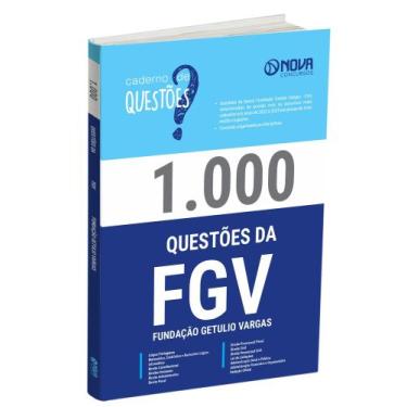 Imagem de Livro 1.000 Questões Gabaritadas da FGV - Nova Concursos