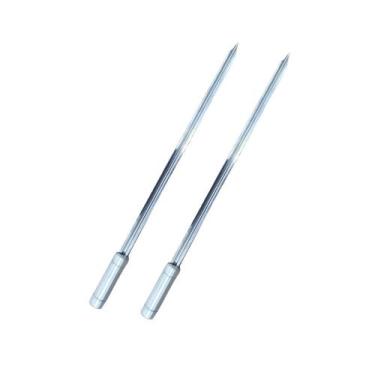 Imagem de 2x Espeto Espada Inox 70cm Cabo Revestido Alumínio Churrasc - INOX LAU