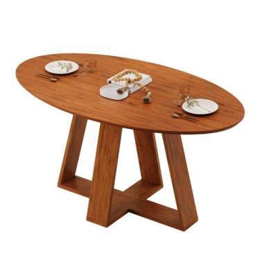 Imagem de Mesa Sala de Jantar 1,80m Vick Madeirado - DJ, madeirado