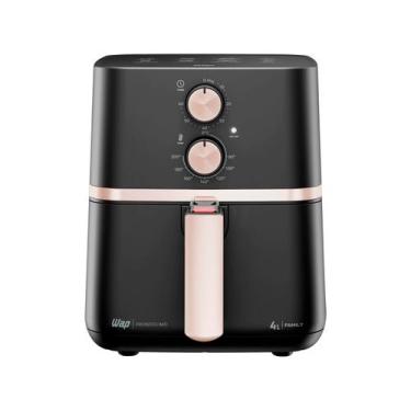 Imagem de Fritadeira Elétrica Air Fryer S/ Óleo WAP Family 4L 220V, Preto e Cinz
