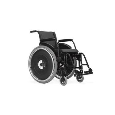 Imagem de Cadeira de Rodas Para Obeso ULX 60CM Preta - Ortobras