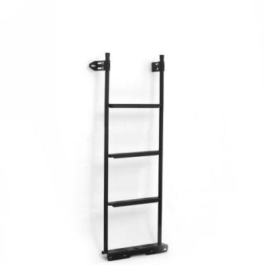 Imagem de Escada Veicular Reforçada Trailler 4 Degraus + Porta Acessórios - Maxx