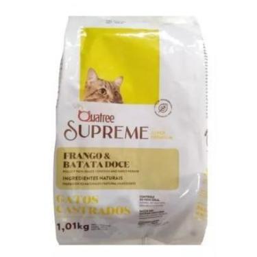 Imagem de Ração Quatree Supreme Gatos Castrados Frango e Batata-Doce 1 kg