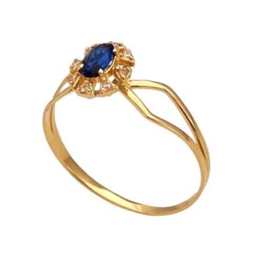 Imagem de Anel Feminino Estilo Formatura Em Ouro 18K - COMERCIAL