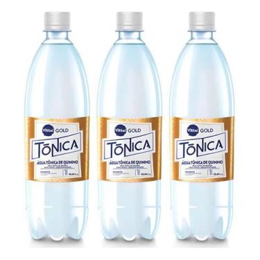 Imagem de Kit C/3 Agua Tonica Vittal Gold 1l