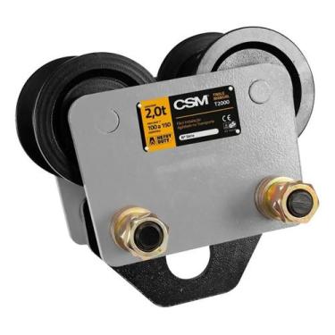 Imagem de Trole Manual P/ Talhas Manuais 2 Toneladas 2000kg T2000 Csm