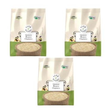 Imagem de Kit 3 Quinoa Branca Organica 600g Vero Nuttri