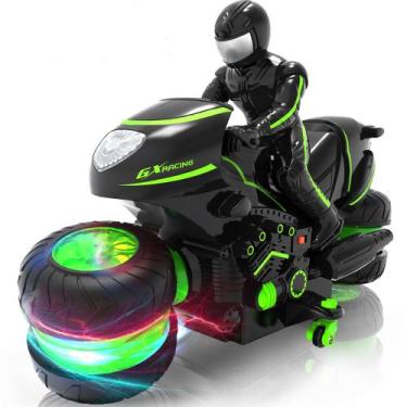Imagem de Moto RC iappadore 2026 com rodas RGB e deslizamento lateral