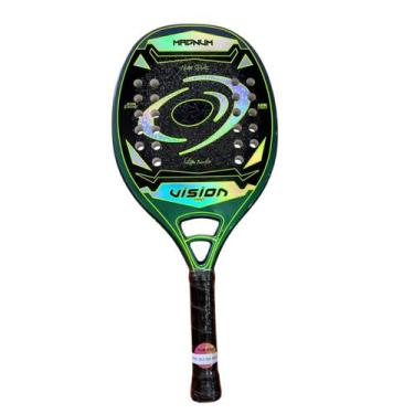 Imagem de Raquete Beach Tennis Vision Pro Magnum 25 Carbono 12 k