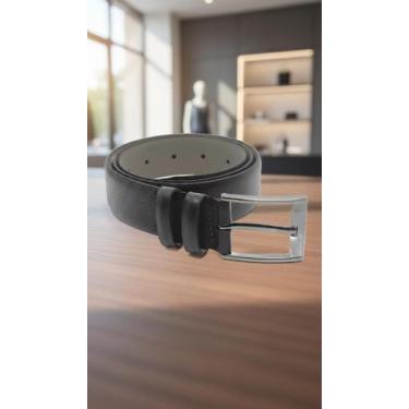 Imagem de Cinto Masculino Social Couro Legítimo Café 32mm - Congratulations Stor