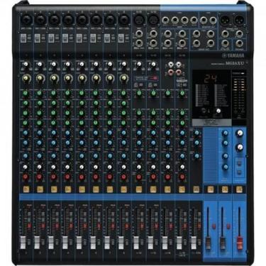 Imagem de Mesa de Som Yamaha MG16XU Analógica 16 Canais Bivolt Preta